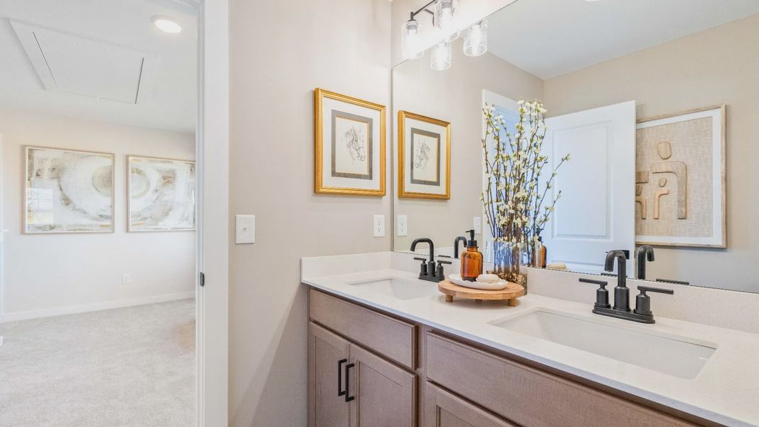 Furnished interior view inside a new home in Riley Farms, Rockvale (Image 27).