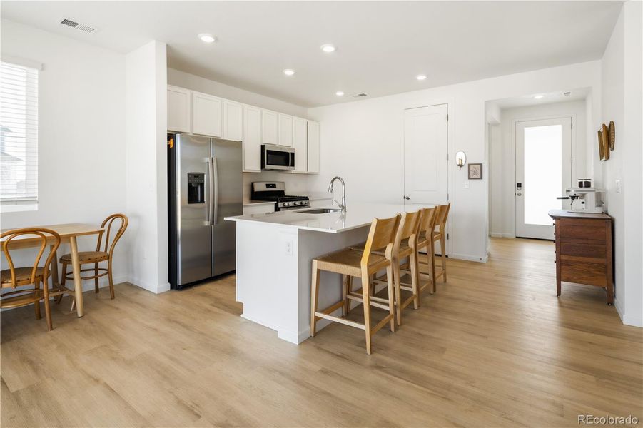 Furnished interior view inside a new home in Creekside Village, Thornton (Image 6). Furnished interior view inside a new home in Creekside Village, Thornton (Image 6).