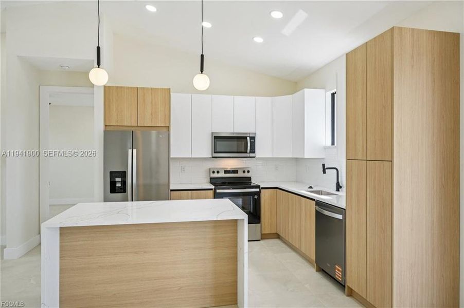 Furnished interior view inside a new home in , Cape Coral (Image 10).