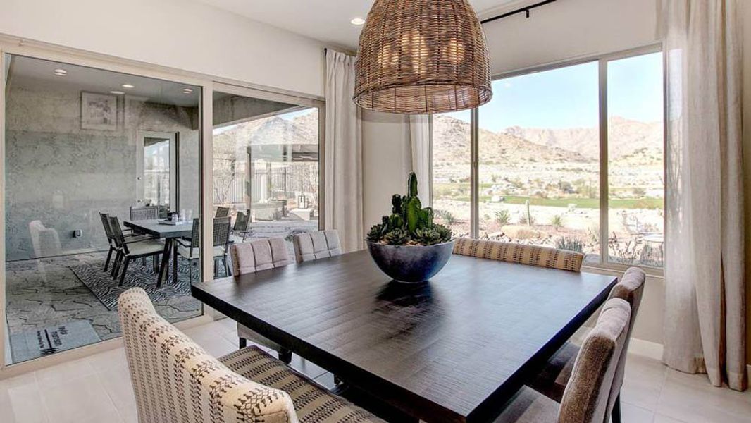 Representative furnished interior of a home built from the Shire by Taylor Morrison in Victory at Verrado Venture II Collection 55+, Buckeye (Image 10).