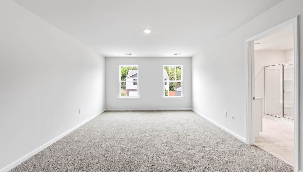 Spacious, unfurnished interior of a new home in Paddock Point, Roebuck (Image 28).