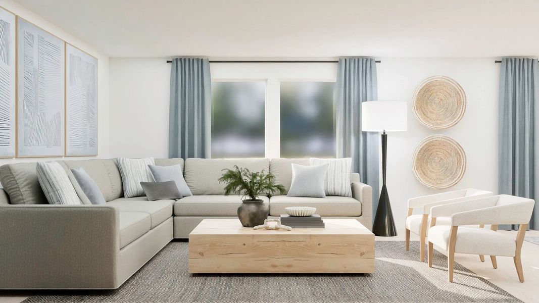 Representative furnished interior of a home built from the Mantle by Lennar in Woodland Ranch Estates, Lake Wales (Image 5).