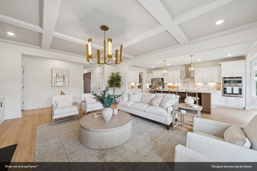 Furnished interior view inside a new home in Hawthorn Ridge, Inman (Image 11).