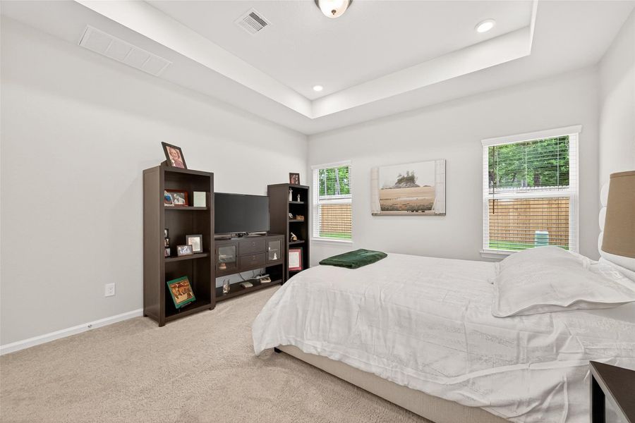 Furnished interior view inside a new home in Mill Creek Trails, Magnolia (Image 19).