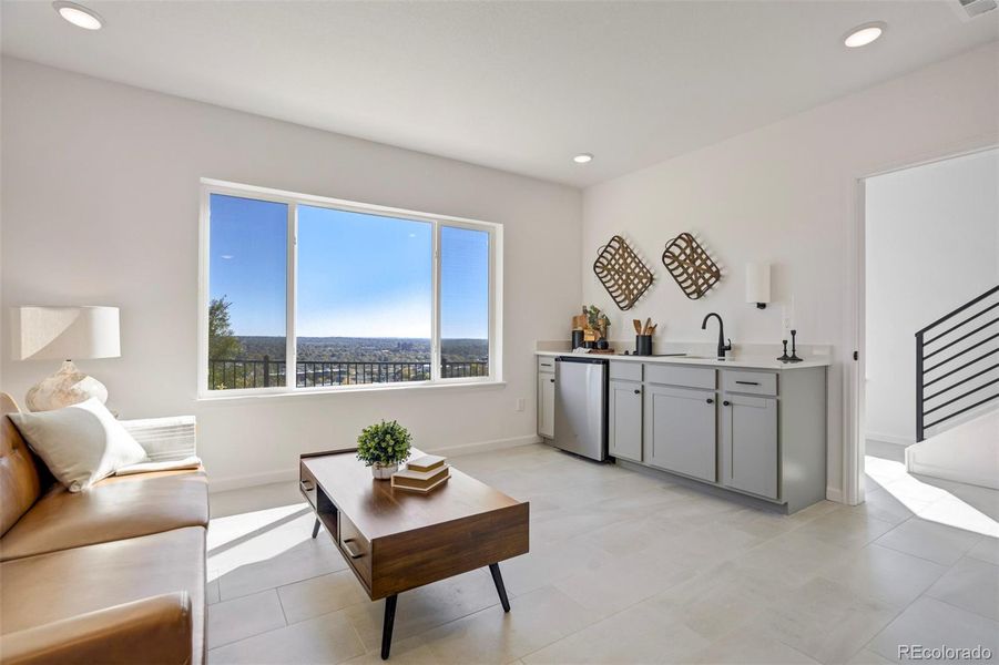 Furnished interior view inside a new home in , Colorado Springs (Image 37). Furnished interior view inside a new home in , Colorado Springs (Image 37).