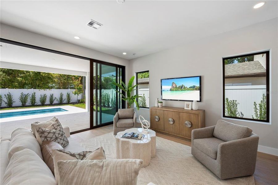 Furnished interior view inside a new home in , Winter Park (Image 10).