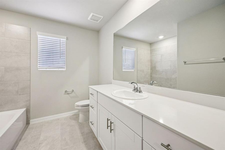 Photo is not of the actual home, but is an inspirational photo of builder’s model home and may depict options, furnishings, and/or decorator features that are not included.