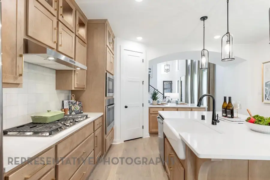 Furnished interior view inside a new home in Brookewater, Rosenberg (Image 8).