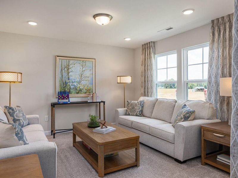Furnished interior view inside a new home in Woodland Crossing, Zebulon (Image 10).