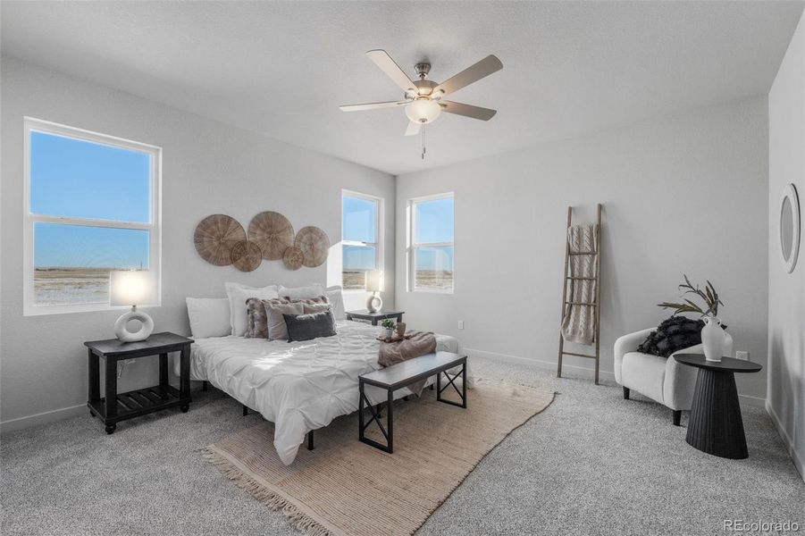 Furnished interior view inside a new home in , Pueblo West (Image 31).
