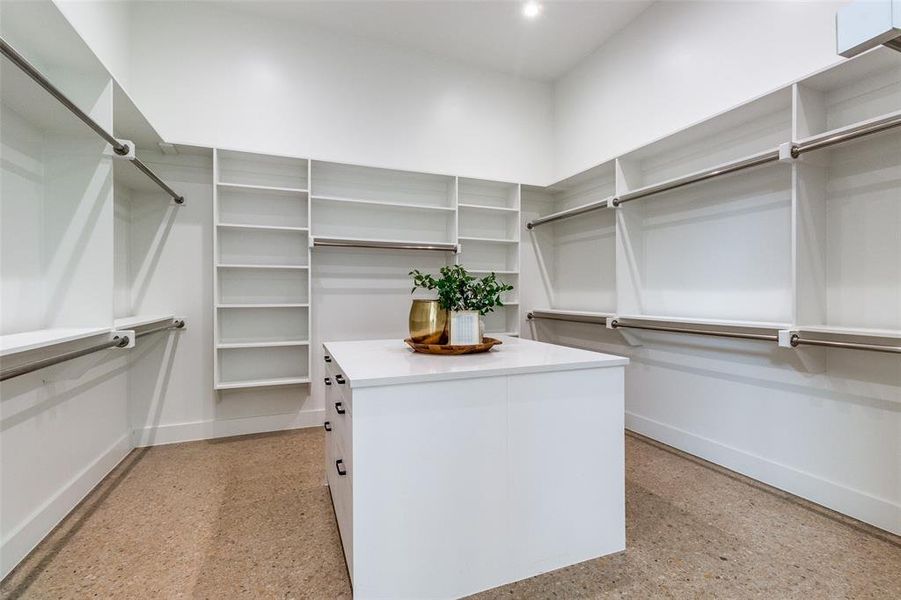 View of spacious closet