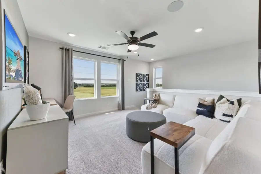 Furnished interior view inside a new home in Eastwood at Sonterra, Jarrell (Image 7).