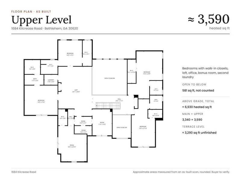 2D floor plan layout of this home in , Bethlehem, GA (Image 4).