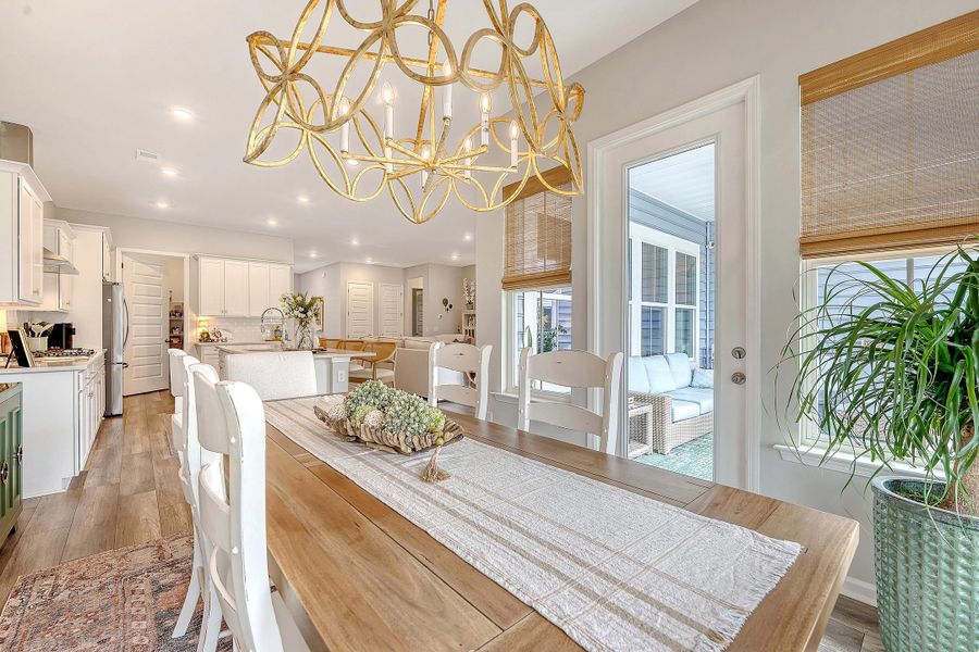 Furnished interior view inside a new home in Horizons at Summers Corner | 55+: The Estates, Summerville (Image 13).