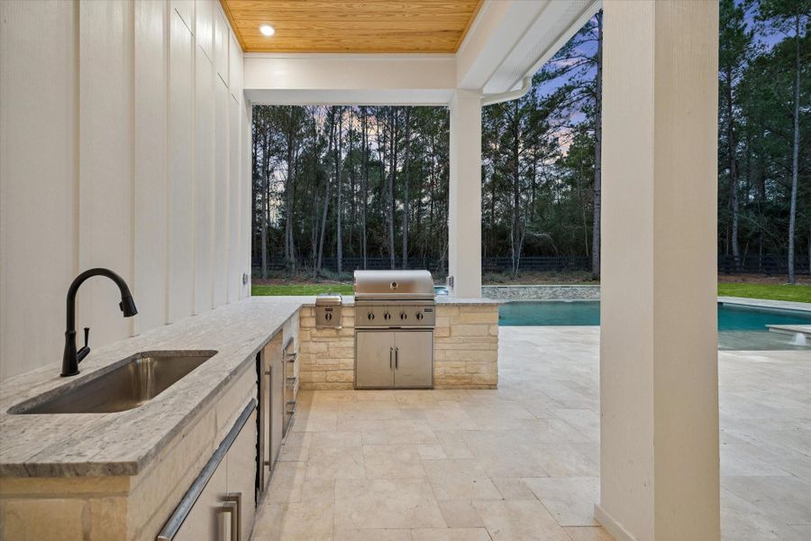 Exterior details and patio area of a home in , Montgomery (Image 27).