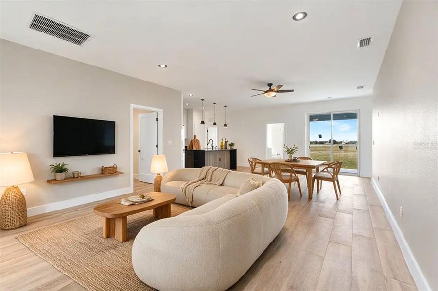 Furnished interior view inside a new home in , Placida (Image 18).