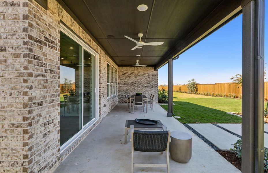 Covered patio