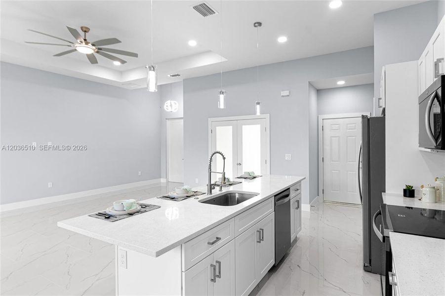 Furnished interior view inside a new home in , Lehigh Acres (Image 6).