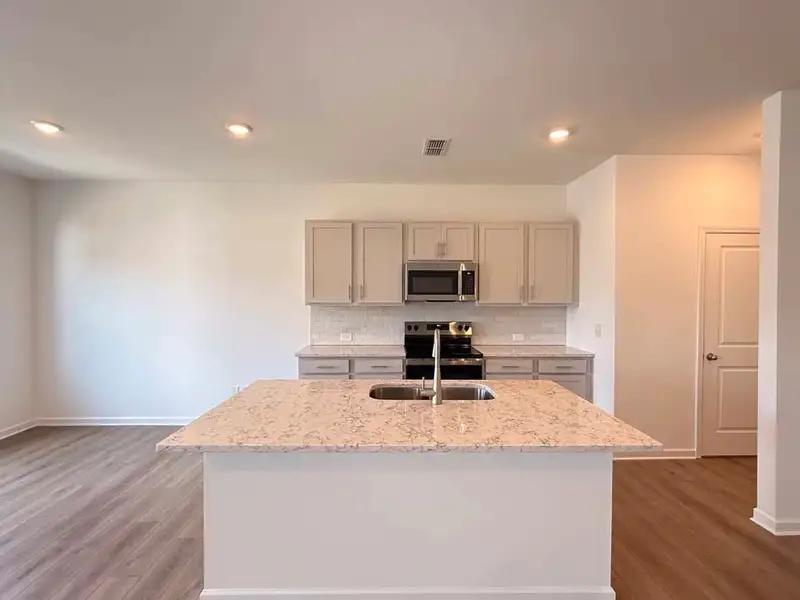 Kitchen featuring Milan Collection Finishes