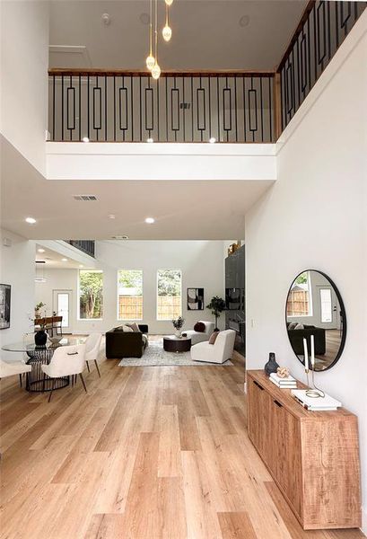 Furnished interior view inside a new home in , Dallas (Image 7).