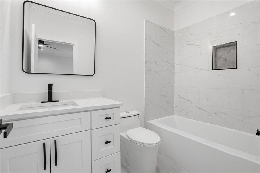 Furnished interior view inside a new home in , Marietta (Image 9).