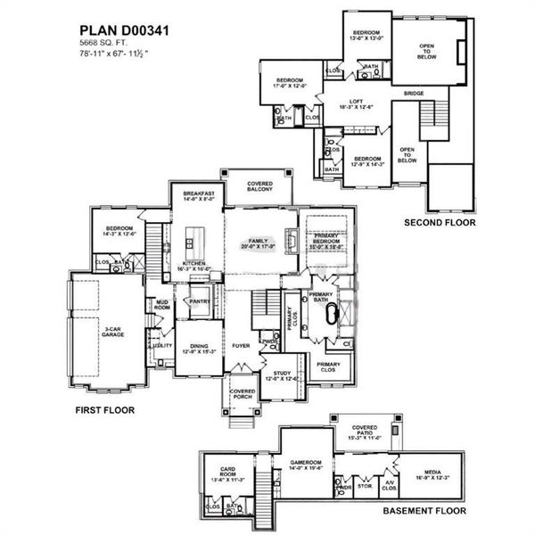 2D floor plan layout of this home in , Flower Mound, TX (Image 4).