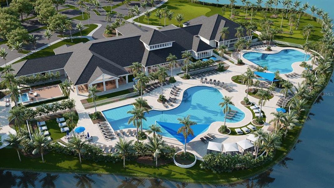 Community amenities in Wild Blue at Waterside, Sarasota (Image 70). Community amenities in Wild Blue at Waterside, Sarasota (Image 70).