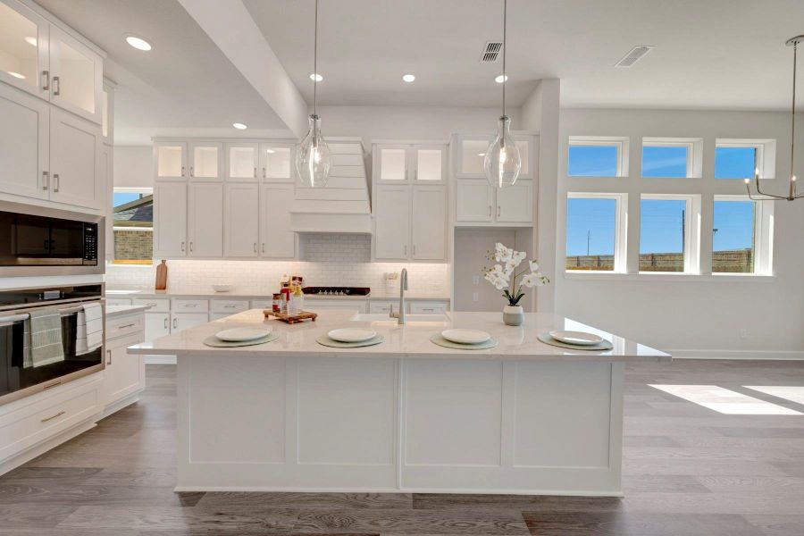 Furnished interior view inside a new home in Grange 45' Homesites, Katy (Image 5).