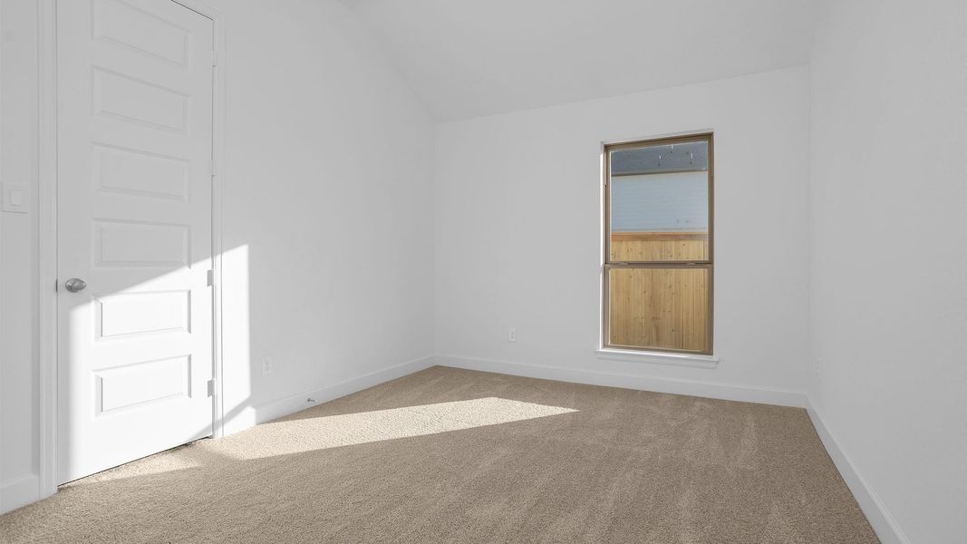 Spacious, unfurnished interior of a new home in Bridgeland 50', Cypress (Image 11). Spacious, unfurnished interior of a new home in Bridgeland 50', Cypress (Image 11).