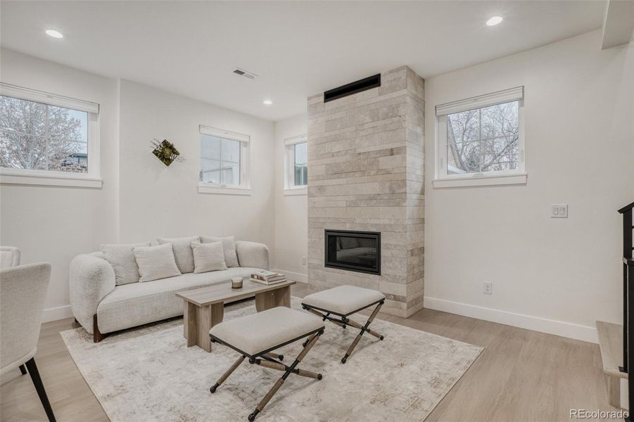 Furnished interior view inside a new home in , Denver (Image 8).