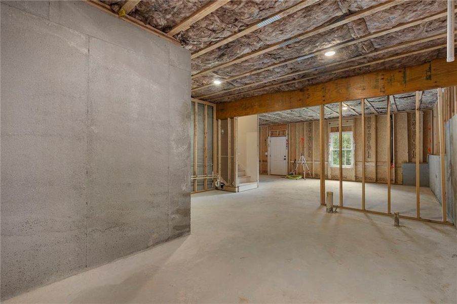 In-progress construction of a new home in , Hiram, GA (Image 54).