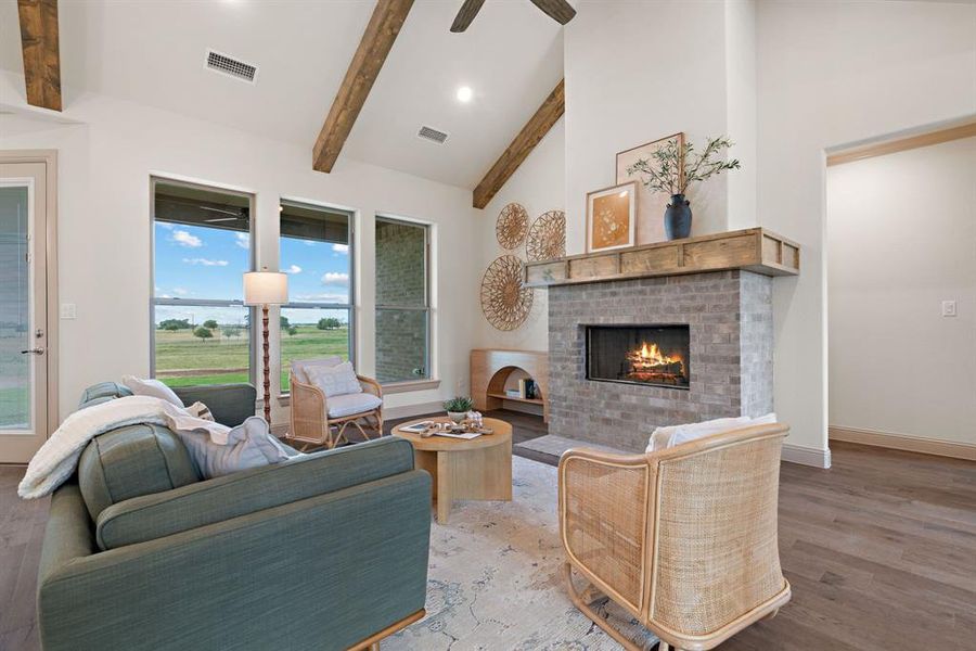 Furnished interior view inside a new home in , Decatur (Image 16). Furnished interior view inside a new home in , Decatur (Image 16).
