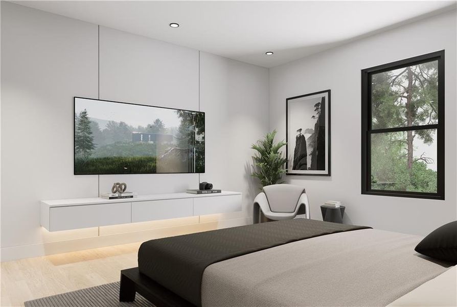 Furnished interior view inside a new home in , Sugar Hill (Image 13).