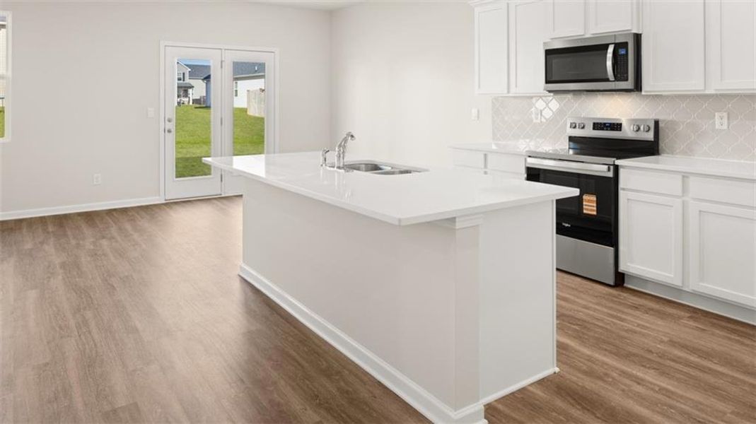Furnished interior view inside a new home in The Preserve at Agricultural Village, Perry (Image 5).