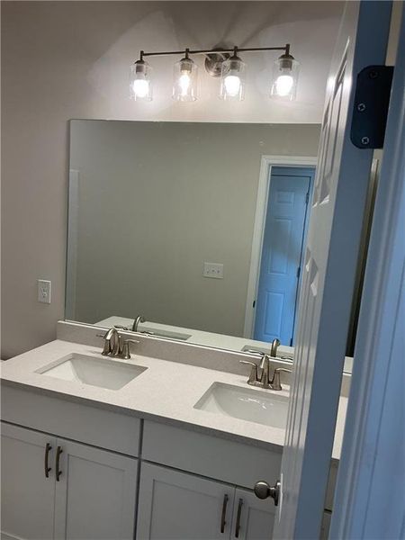 Close-up of interior finishes inside a home in Wehunt Meadows, Hoschton (Image 16).