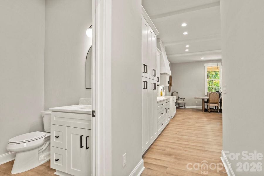 Furnished interior view inside a new home in , Clover (Image 42).