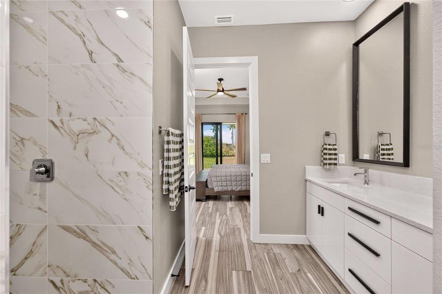 Furnished interior view inside a new home in , Rotonda West (Image 40).