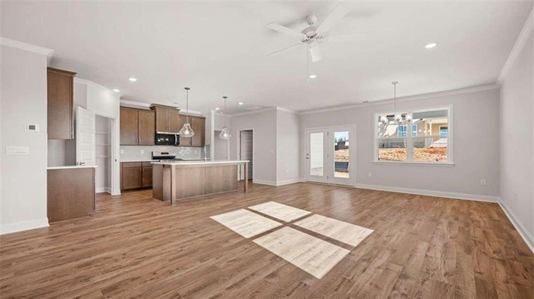 Spacious, unfurnished interior of a new home in Oak Ridge Meadows - Active Adult, Locust Grove (Image 20).