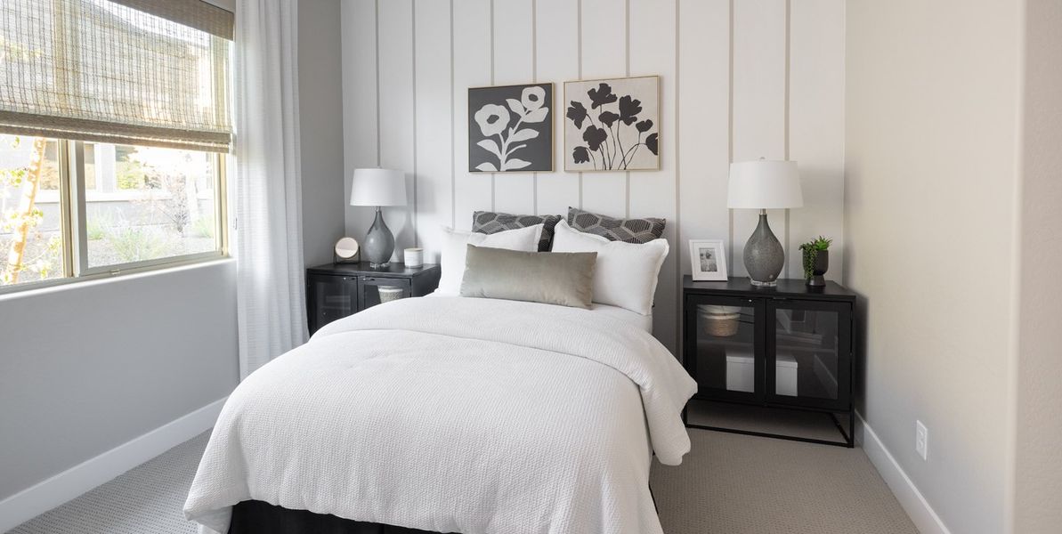 Furnished interior view inside a new home in Horizon at The Dells, Prescott (Image 14). Furnished interior view inside a new home in Horizon at The Dells, Prescott (Image 14).