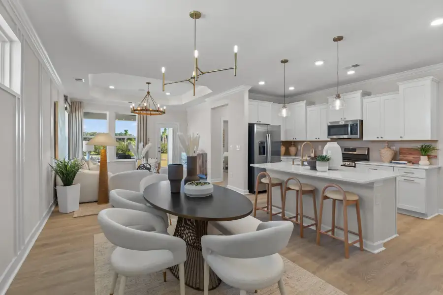 Furnished interior view inside a new home in Terrapin, Leland (Image 5).