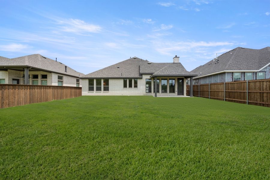 Exterior details and patio area of a home in Redden Farms, Midlothian (Image 19). Exterior details and patio area of a home in Redden Farms, Midlothian (Image 19).