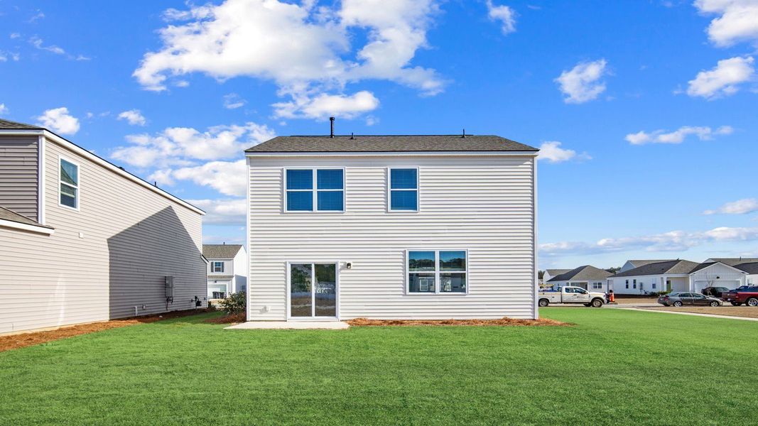 Exterior details and patio area of a home in The Retreat at East Argent, Ridgeland (Image 3).