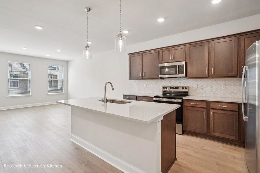 Furnished interior view inside a new home in Promenade at Clari Park, Murfreesboro (Image 4).