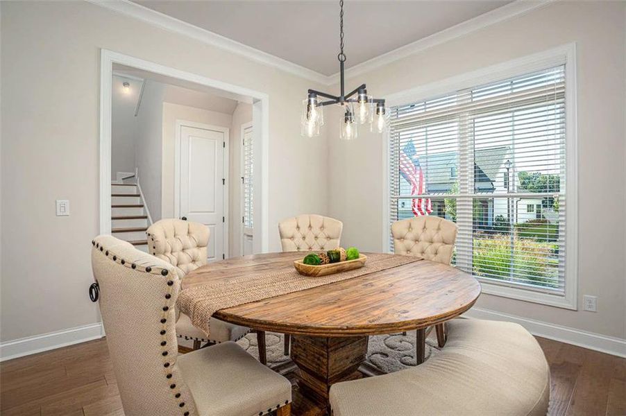 Furnished interior view inside a new home in Idylwilde, Canton (Image 5).