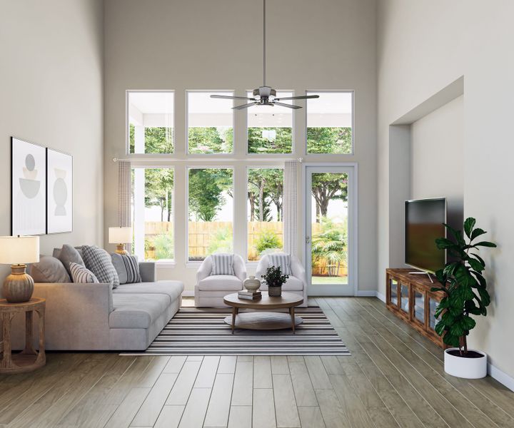 Furnished interior view inside a new home in Jubilee 50′, Hockley (Image 6).