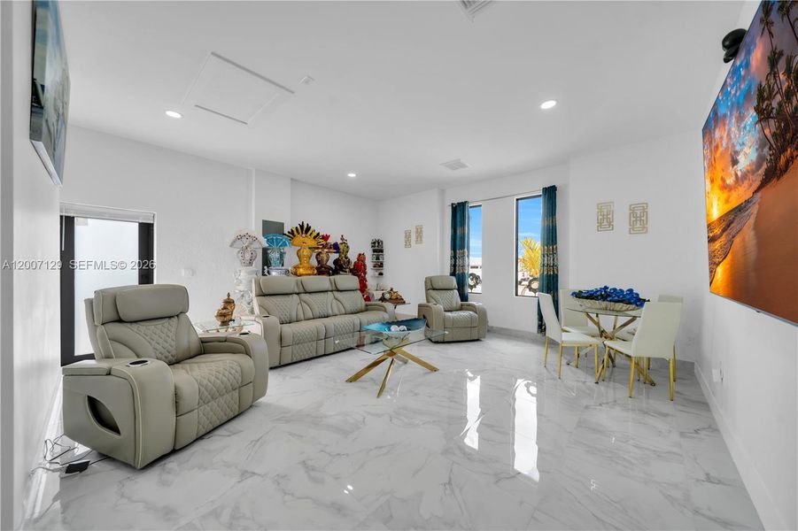 Furnished interior view inside a new home in , Cape Coral (Image 37).