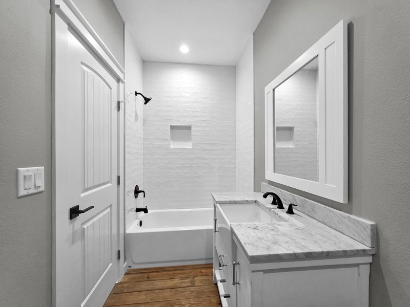 Furnished interior view inside a new home in , Crystal Beach (Image 10).