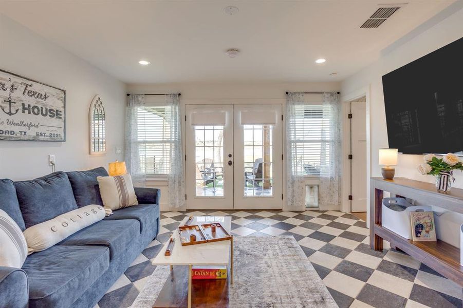 Furnished interior view inside a new home in , Weatherford (Image 30).