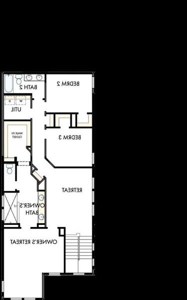2D floor plan layout of this home in Karis - Cottage Series, Crowley, TX (Image 3). 2D floor plan layout of this home in Karis - Cottage Series, Crowley, TX (Image 3).