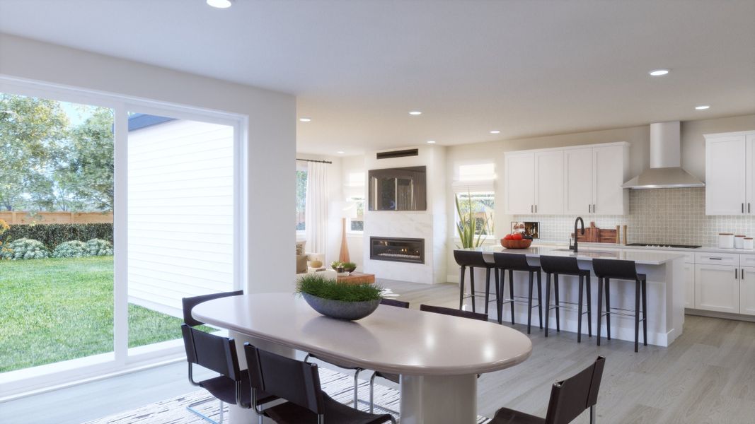 Representative furnished interior of a home built from the 4 by Trumark Homes in Independence, Elizabeth (Image 7).